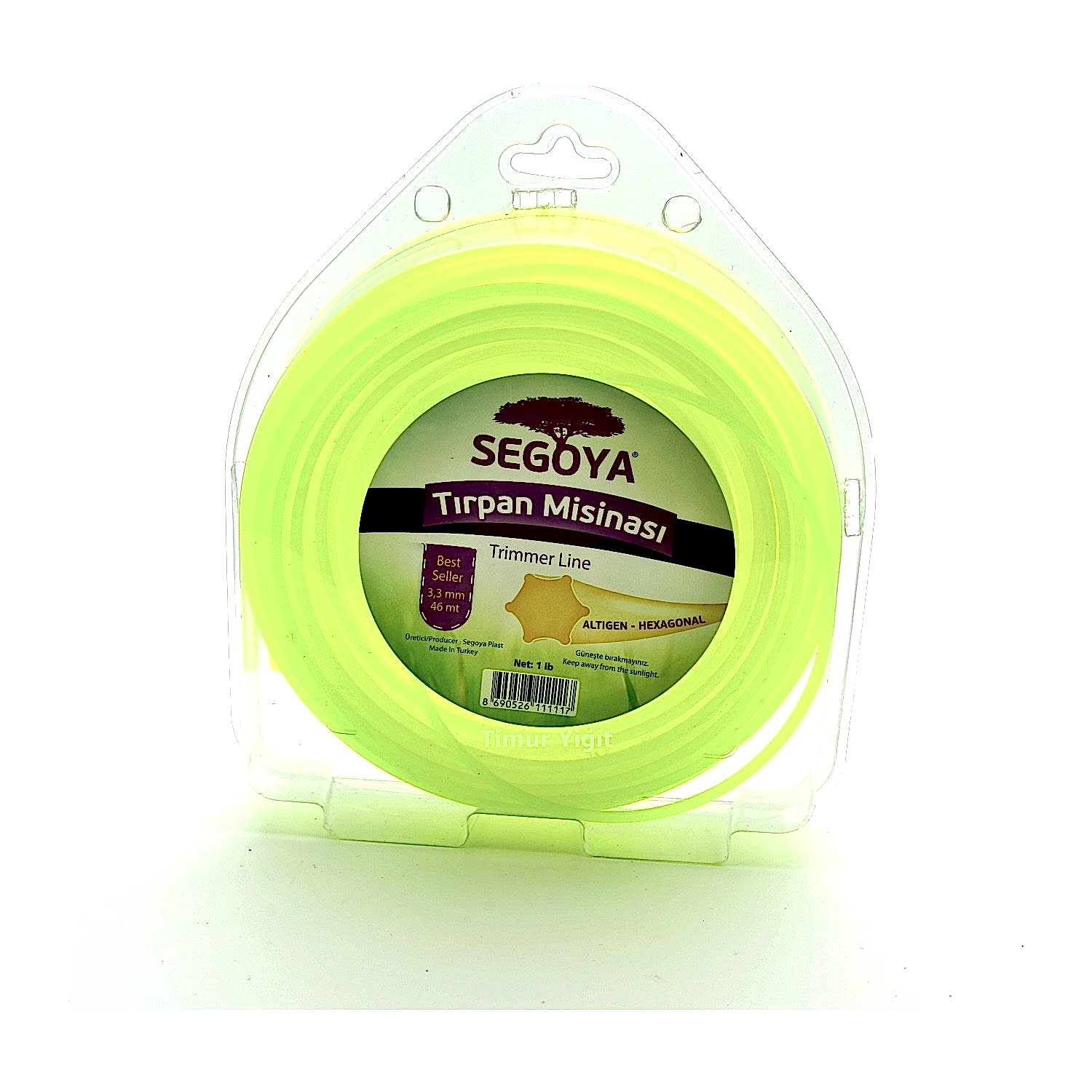 SEGOYA PLASTİK TIRPAN MİSİNASI ALTIGEN